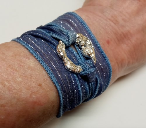 Ribbon Wrapped Bracelet tips